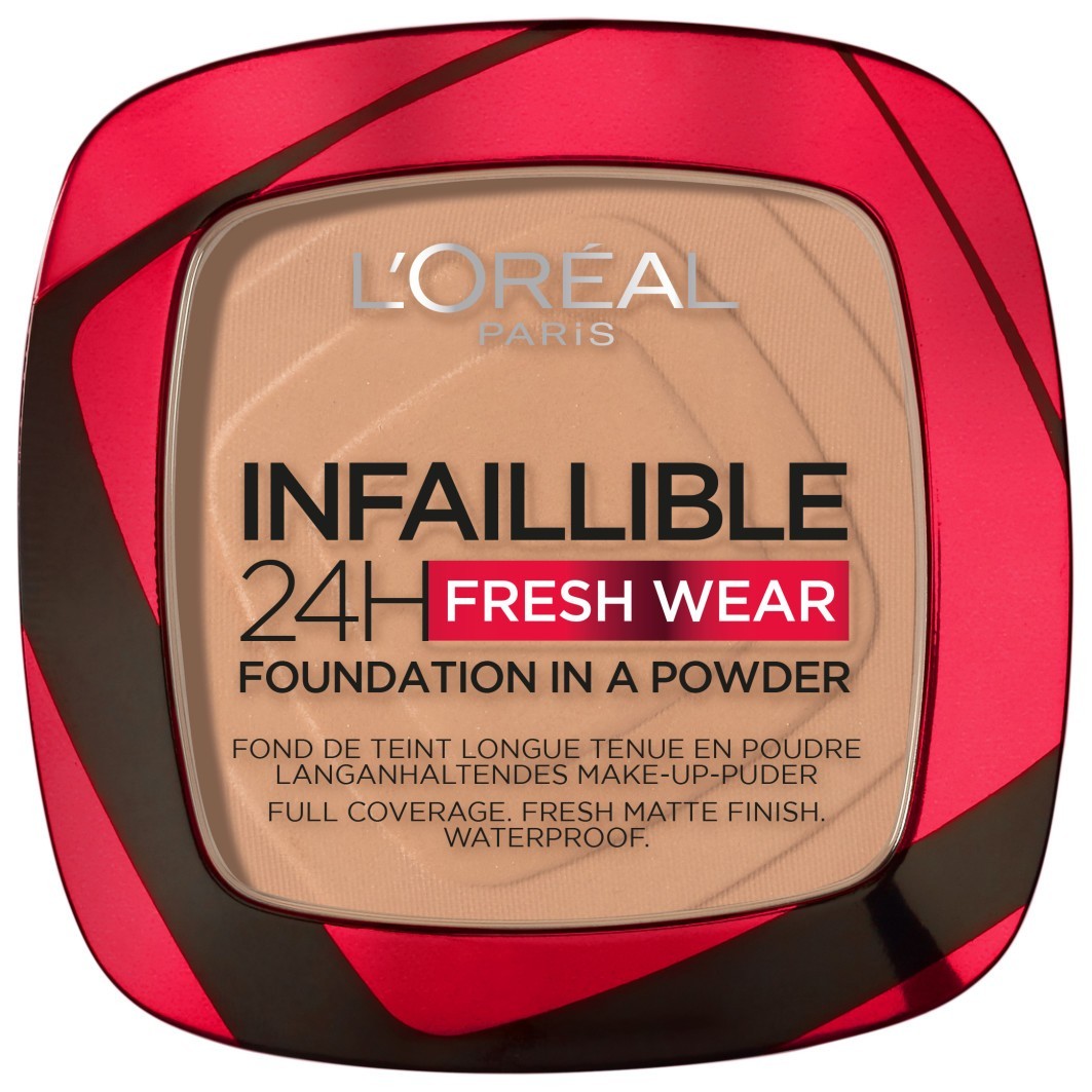 

Тональный крем для лица infaillible 24h fresh wear make-up-puder Loreal Paris, 220 - sand, вес 9 гр.
