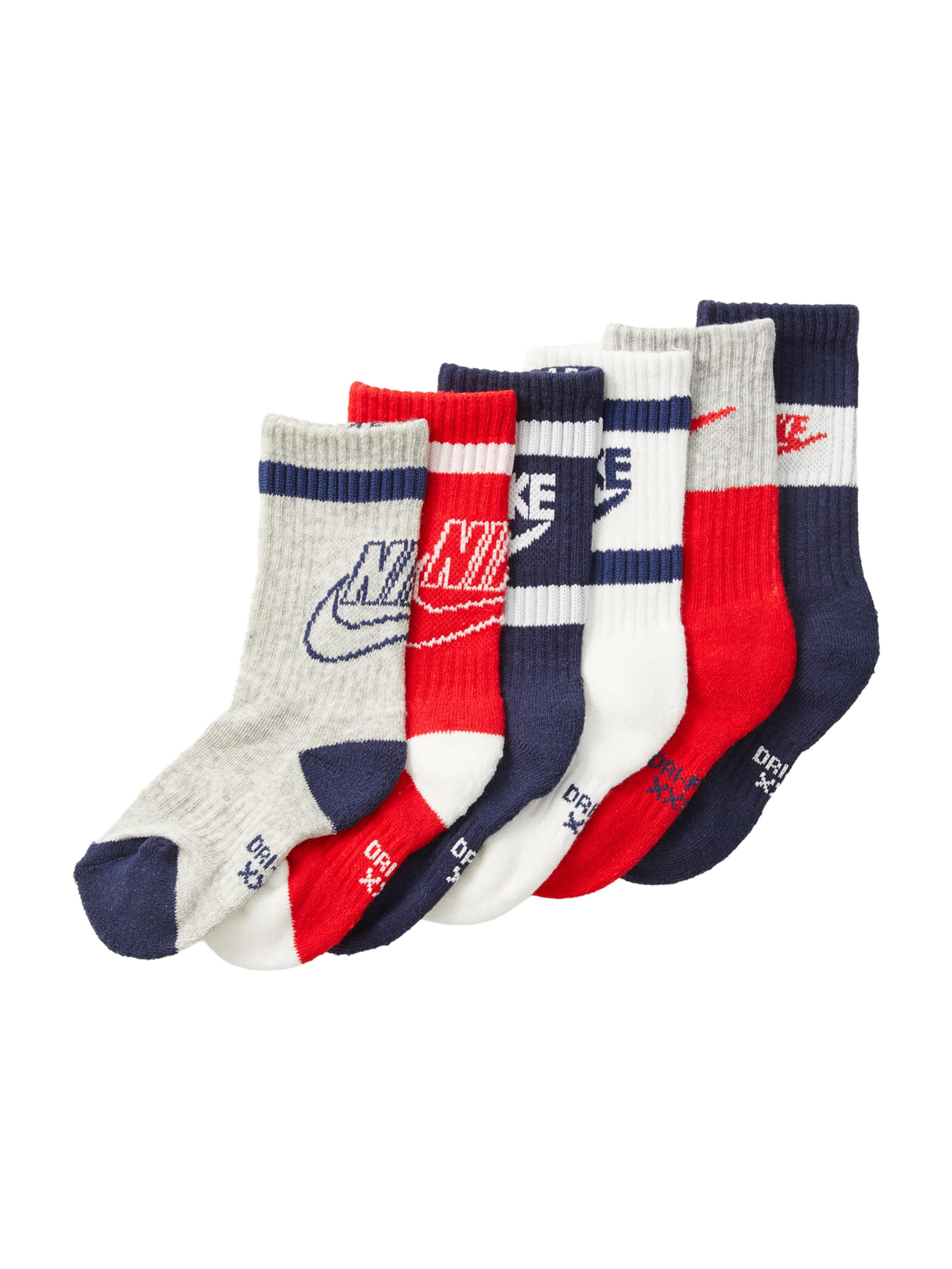 

Nike Sportswear Носки в цвете Navy, Mottled Grey, Red, White