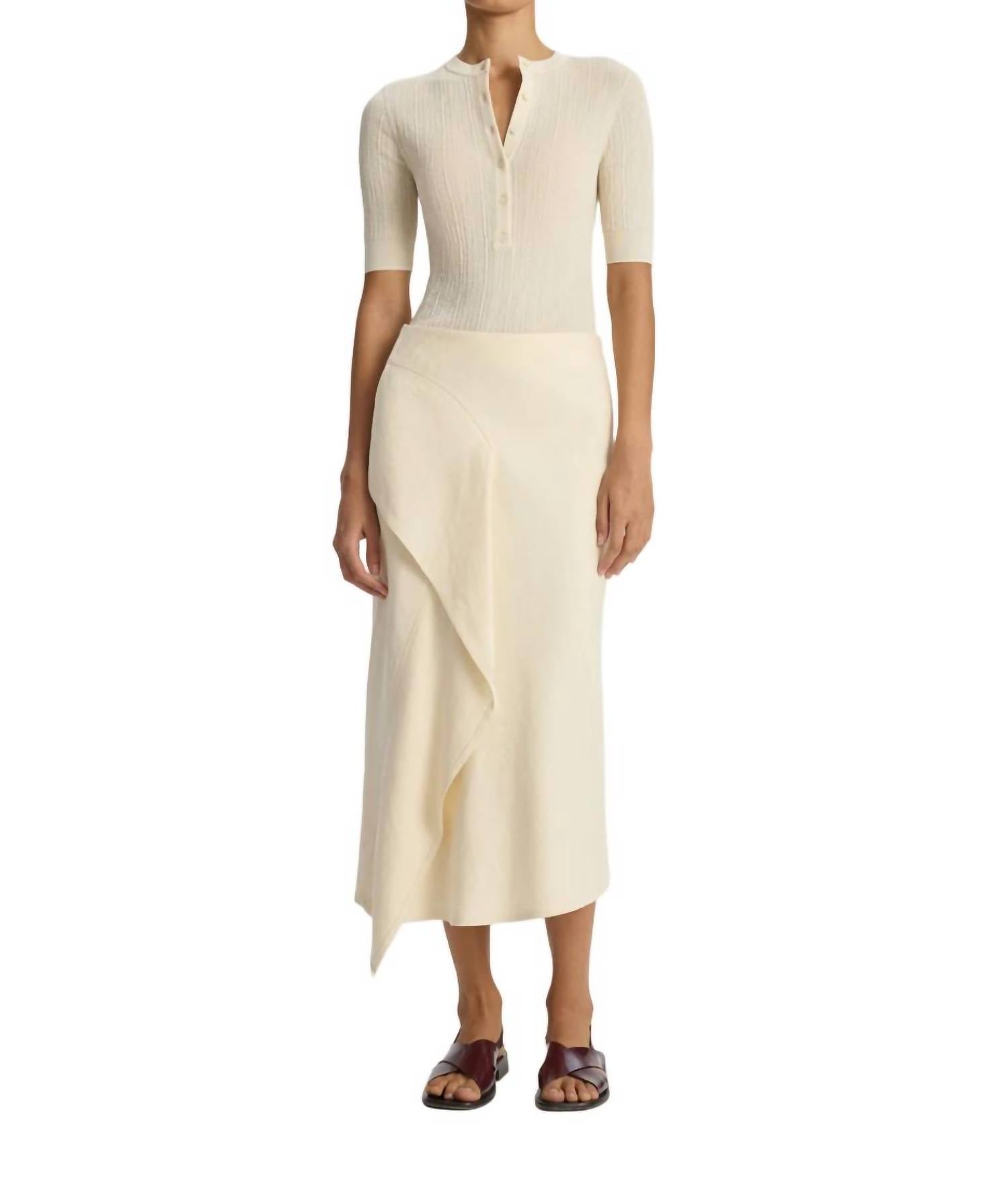 

Юбка миди Lia в апреле A.L.C., цвет apri