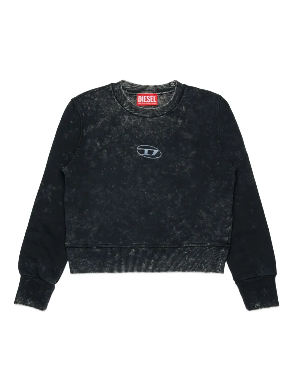 

Толстовка Slaccy с вышитым логотипом Diesel Kids, черный