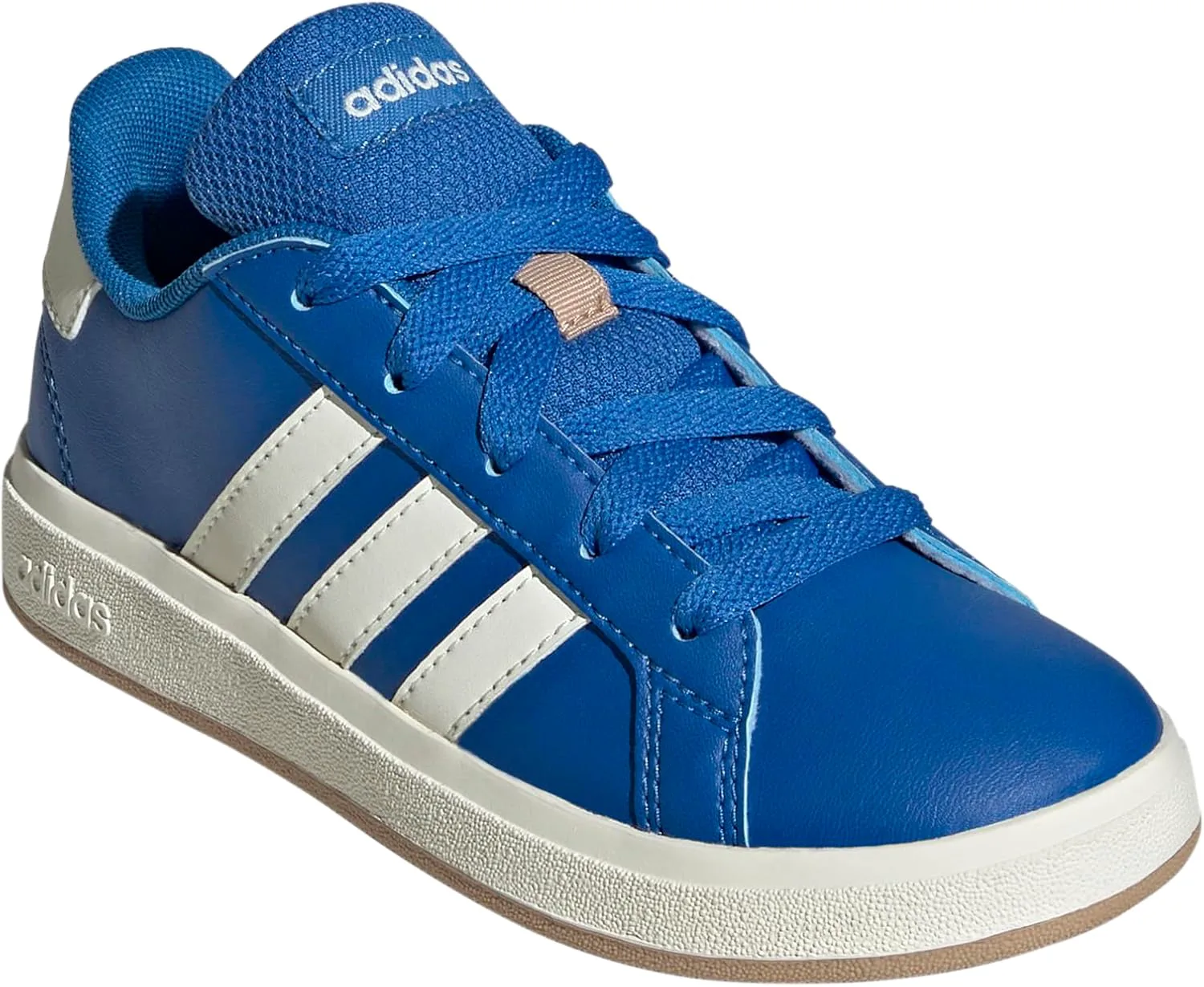 Кроссовки Adidas Kids' Grand Court 2.0, слоновая кость — фото 3