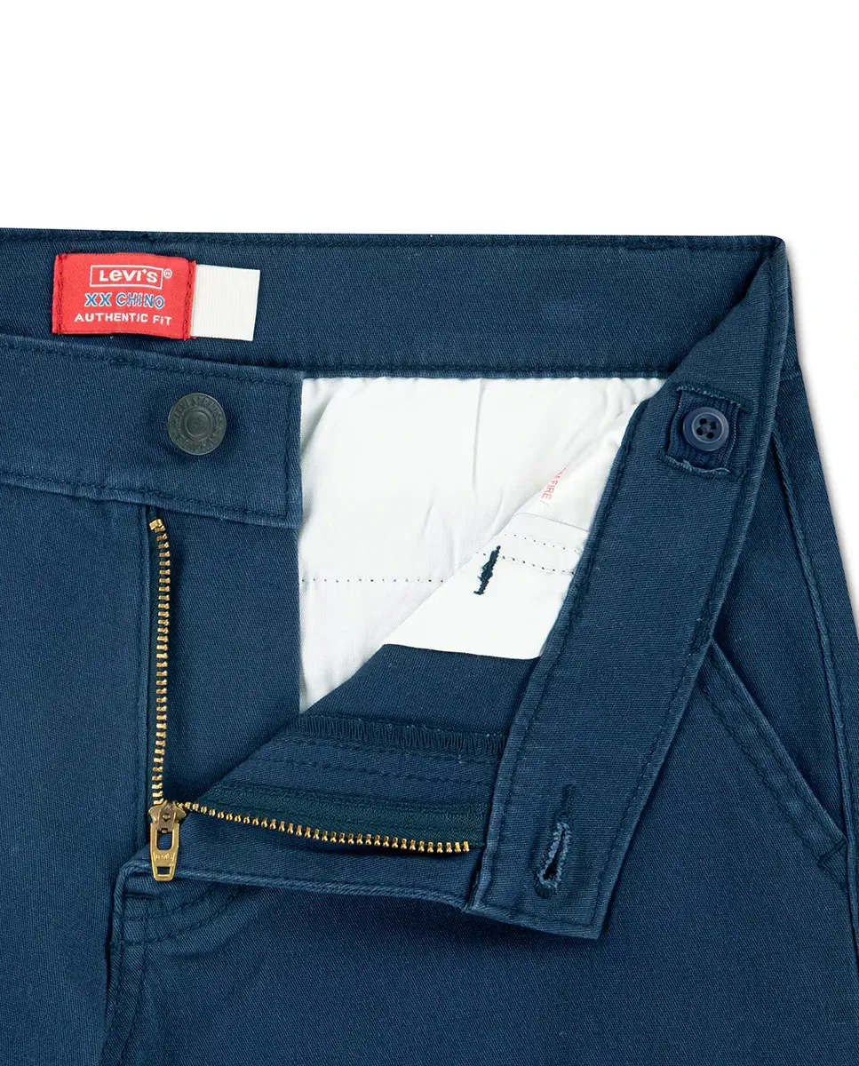 Прямые и свободные чиносы Levi's, синий — фото 3