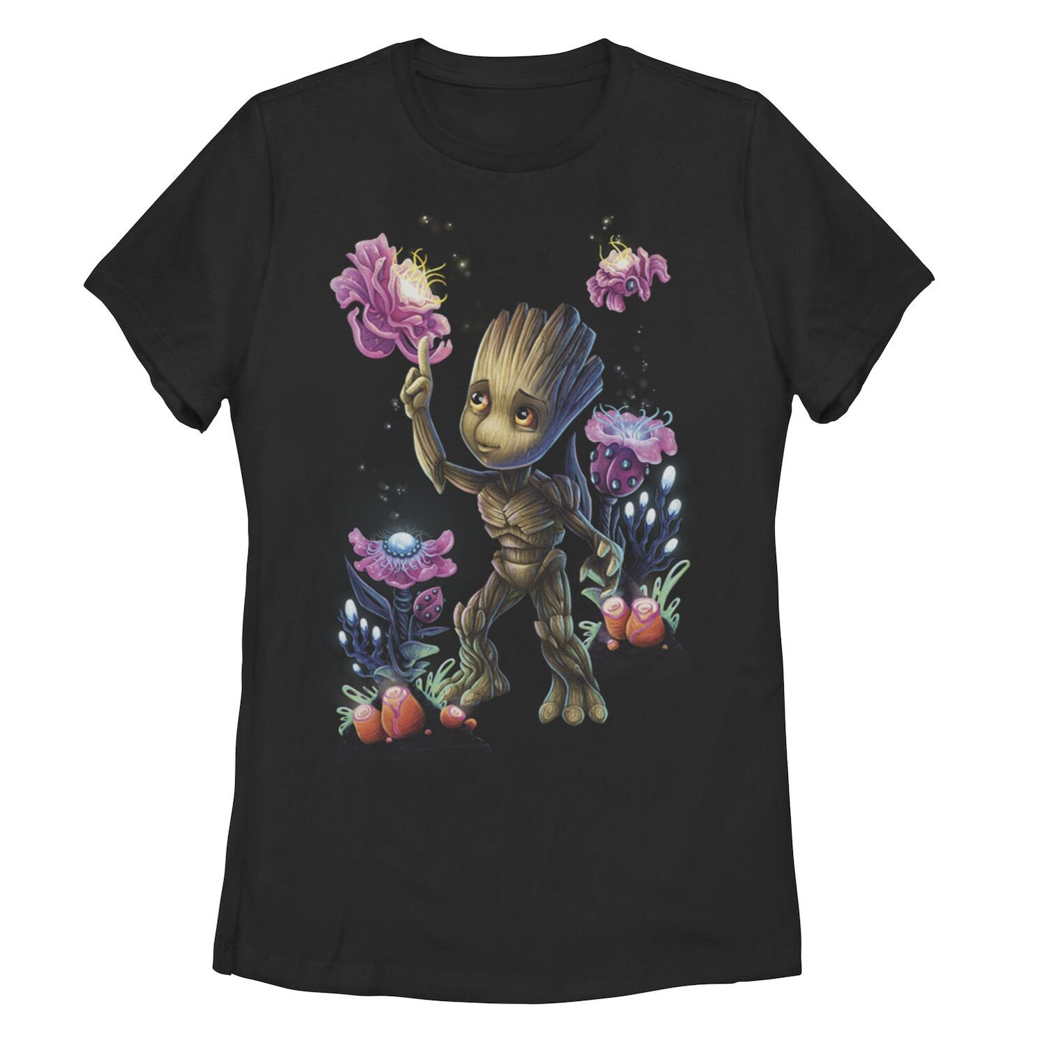 

Детская футболка с рисунком Marvel Guardians Of The Galaxy Groot & Plants Licensed Character