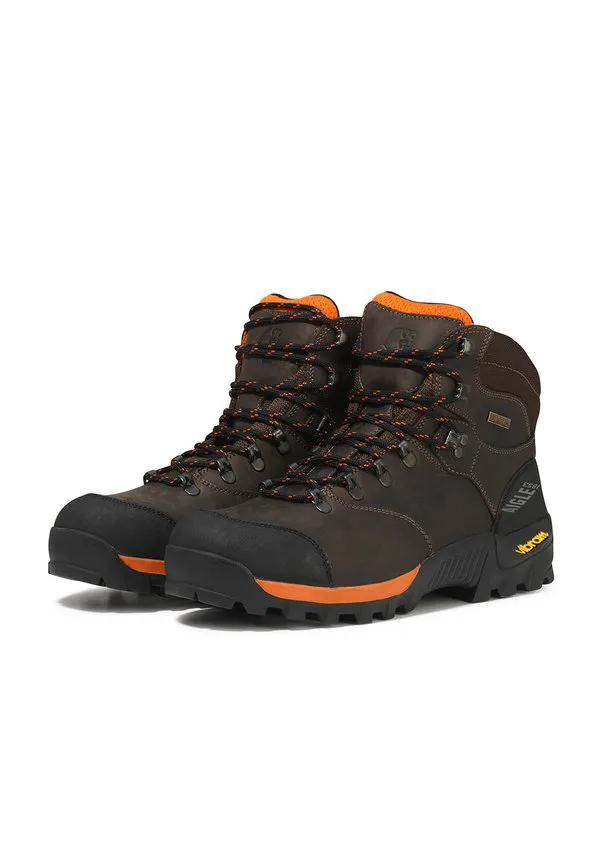 Походные высокие кроссовки altavio Aigle, Dark Brown — фото 2