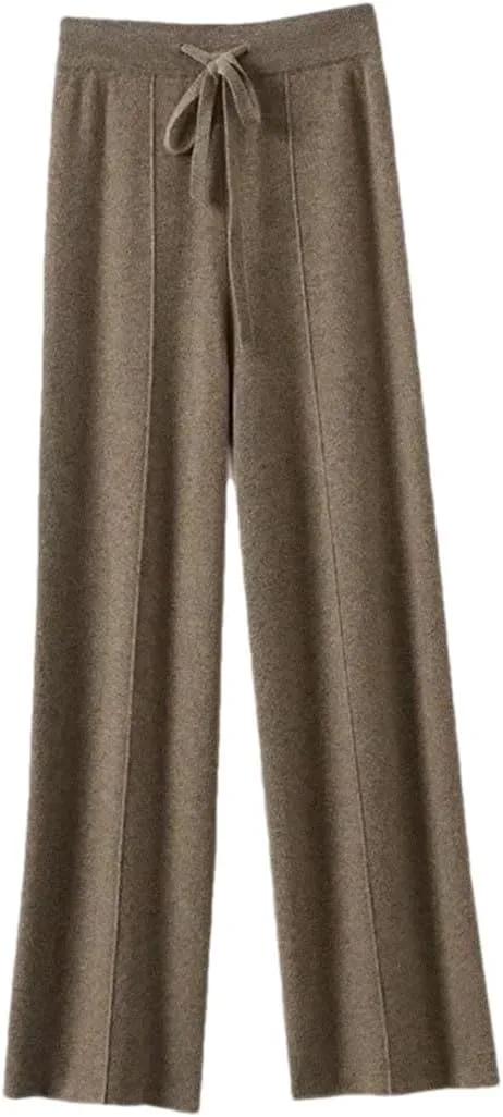 

Женские вязаные широкие брюки Wool