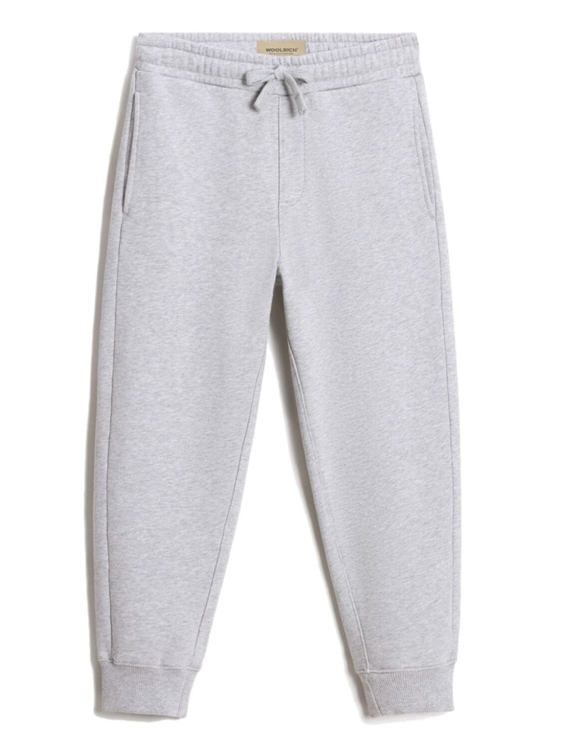 

Woolrich спортивные штаны из хлопкового флиса, серый