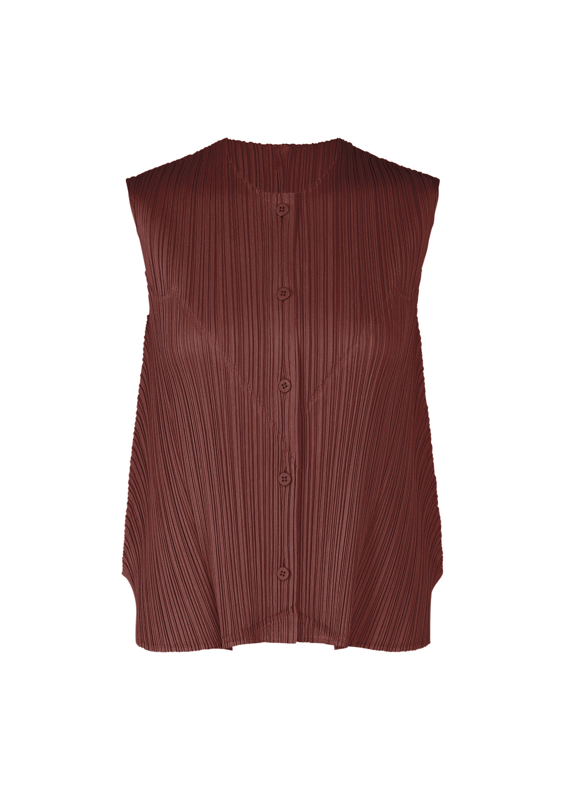 

Рубашка solar flare Pleats Please Issey Miyake, бордовый