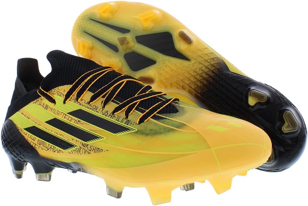 Футбольные бутсы Adidas Predator 18.4 FxG для мальчиков, золотой/черный/ярко-желтый — фото 2