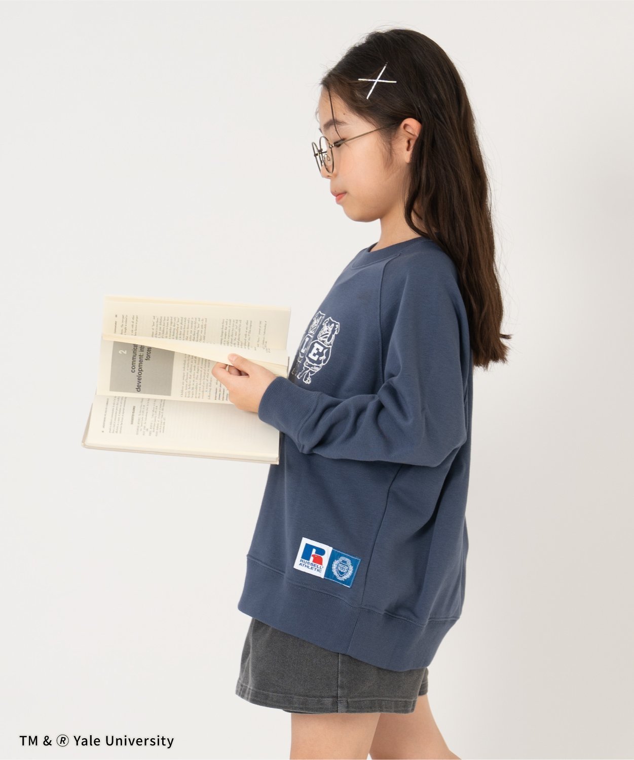 Колледжская толстовка разных расцветок And D.petitmain, Navy blue — фото 4