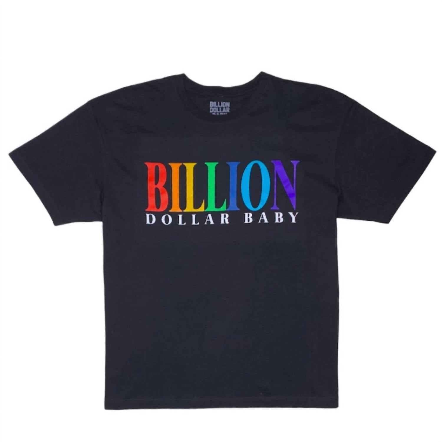 

Мужская цветная футболка черного цвета Billion Dollar Baby