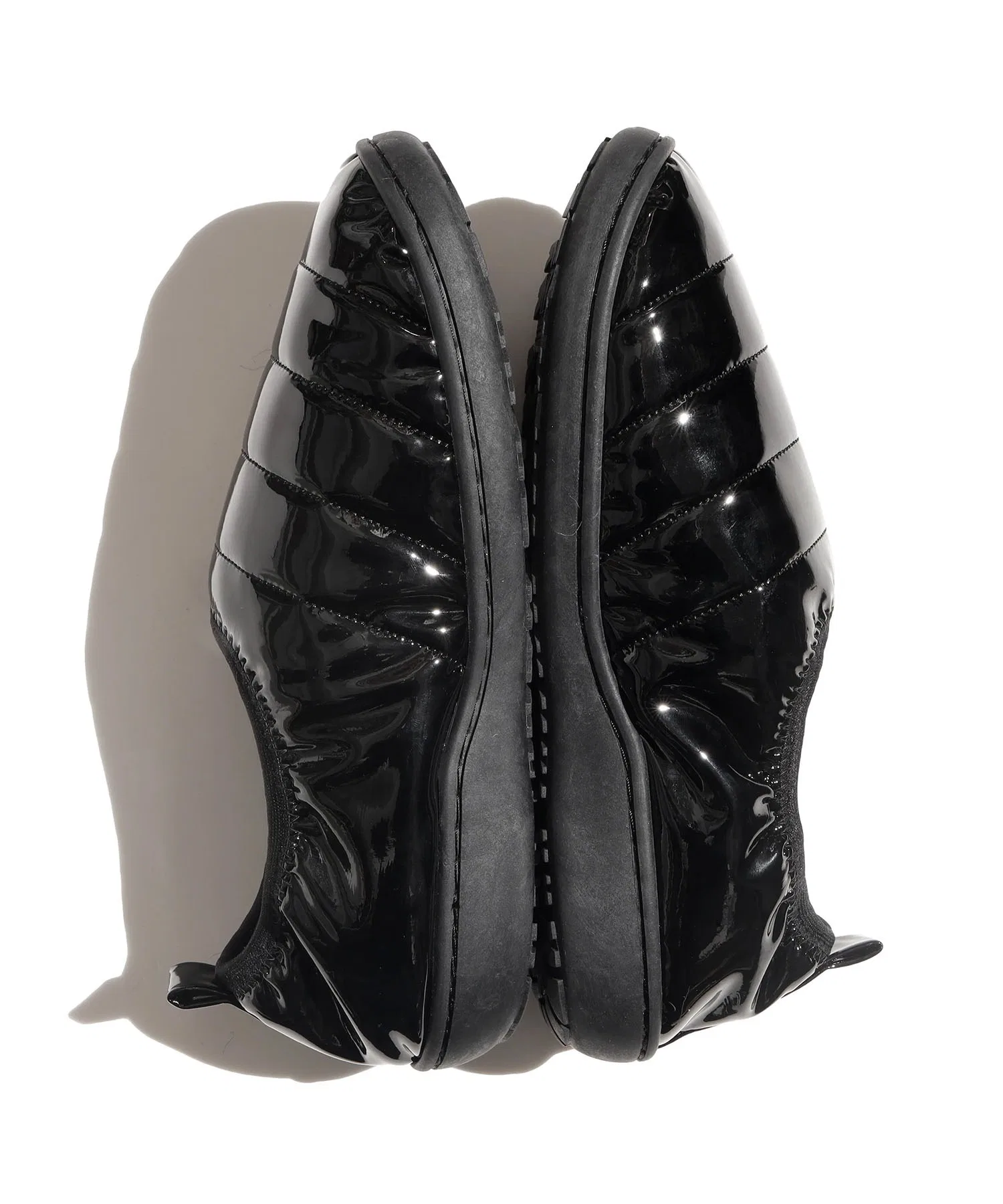 Мужские тапочки SUBU ENAMEL BLACK — фото 4