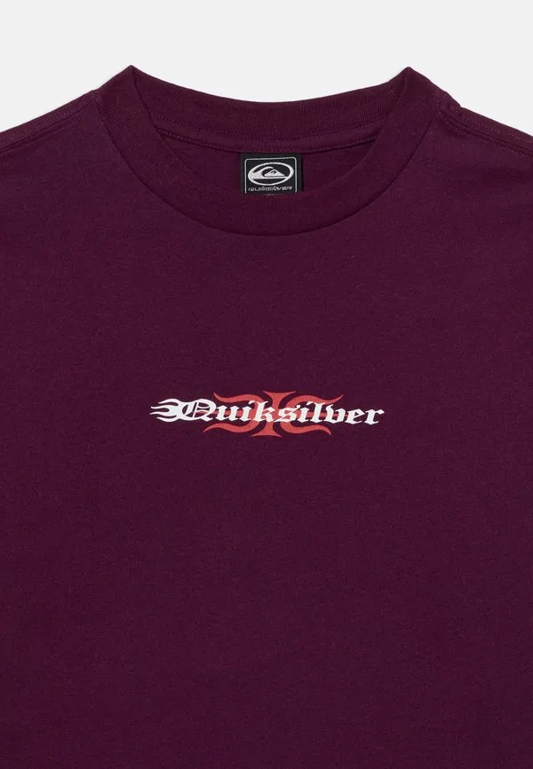 Футболка с принтом «пылающая ртуть» Quiksilver, Potent Purple — фото 4