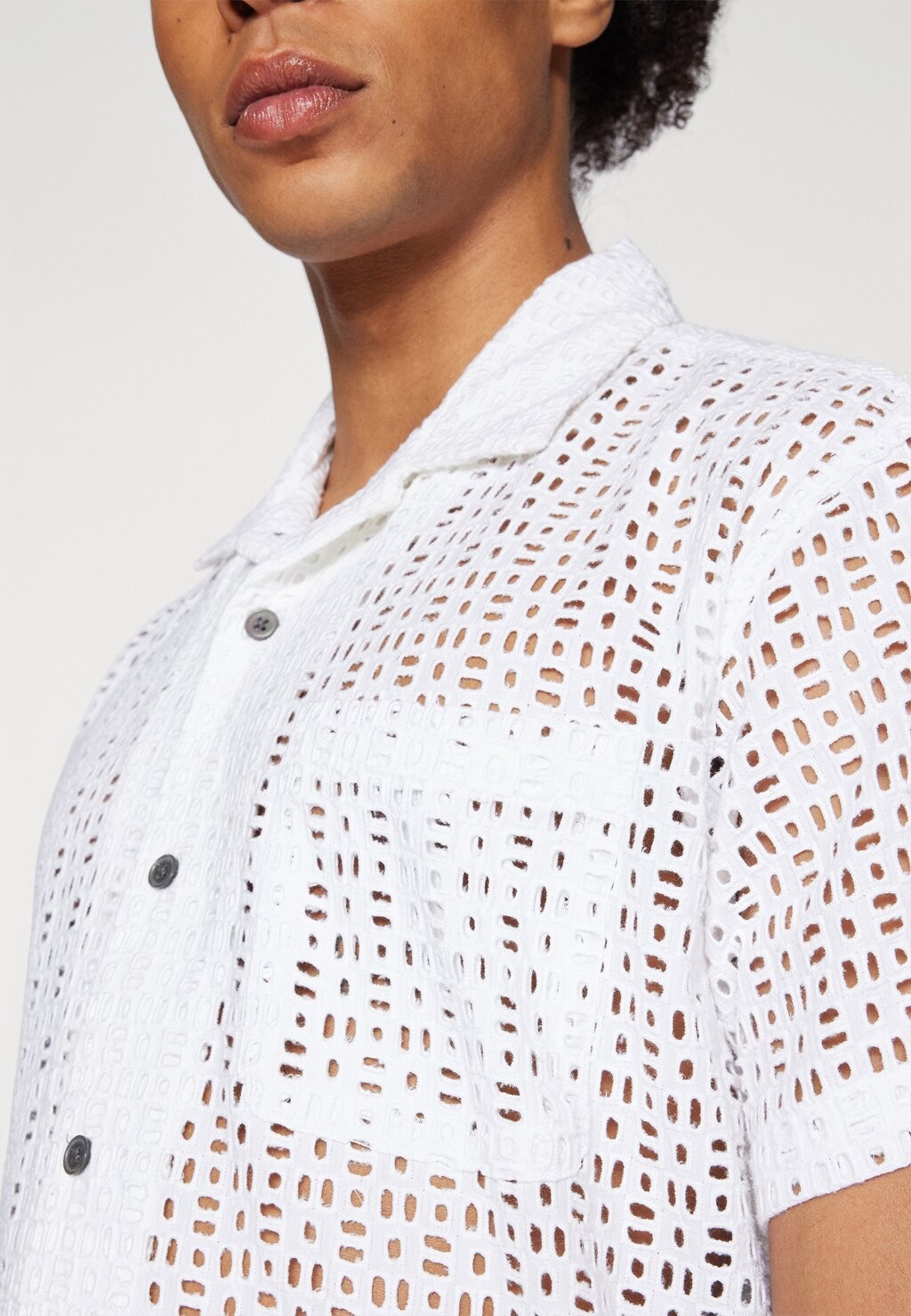 

Рубашка Vida Unisex Obey Clothing, белая