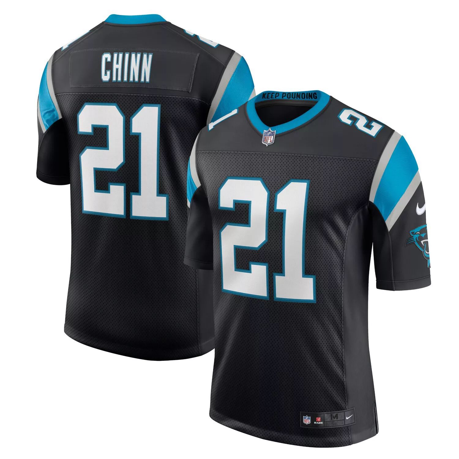 

Мужское джерси Nike Jeremy Chinn Black Carolina Panthers Vapor Limited