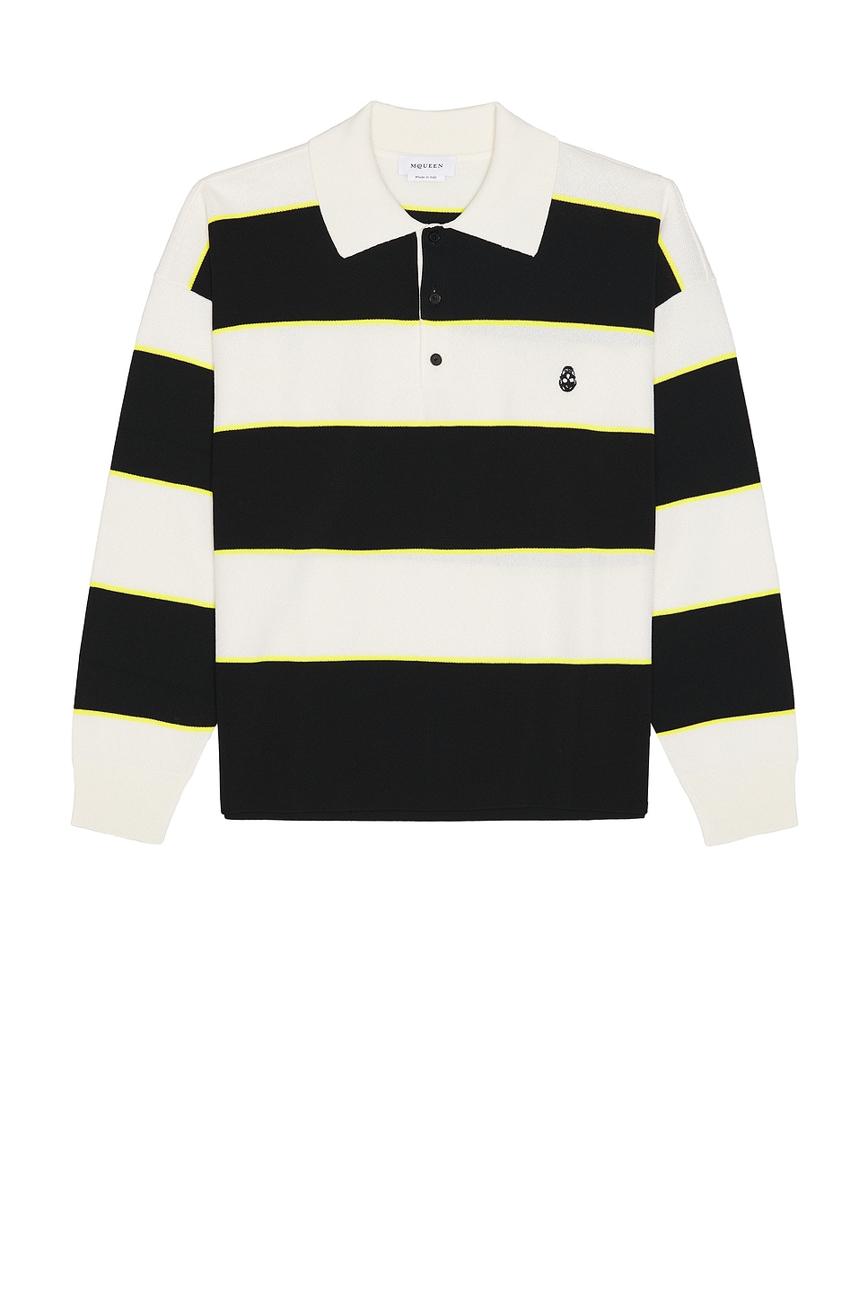 

Rugby Поло Mcqueen, Black, Ivory, & Yellow