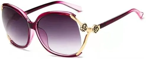 

Новые солнцезащитные очки круглой формы с большой оправой UV400 для женщин, модные солнцезащитные очки для женщин, очки для вождения (2027 год) MTZJH, Purple Gray