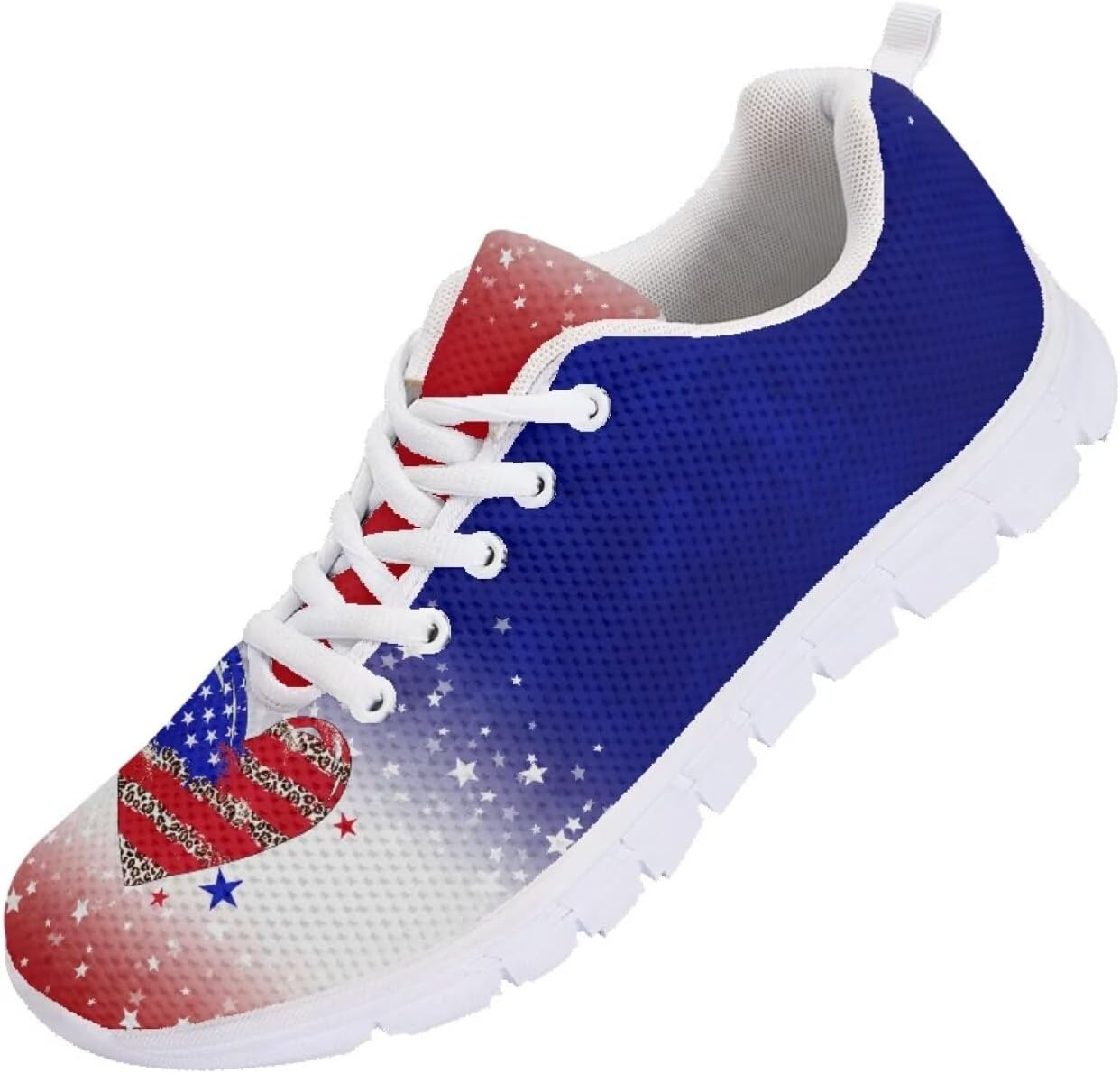 

Женские и мужские кроссовки для бега, модные кеды, легкие спортивные кроссовки для фитнеса и тренировок, для тенниса, бега и походов Getelinseng, American Flag Love