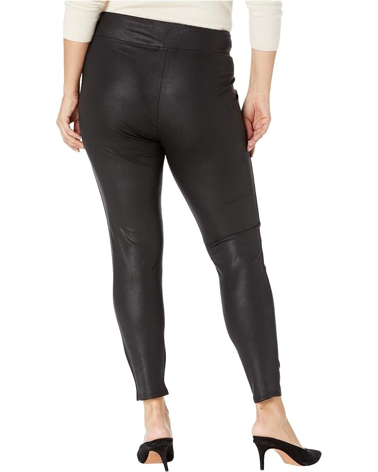 

Брюки Nydj Plus Size Coated Leggings, черный