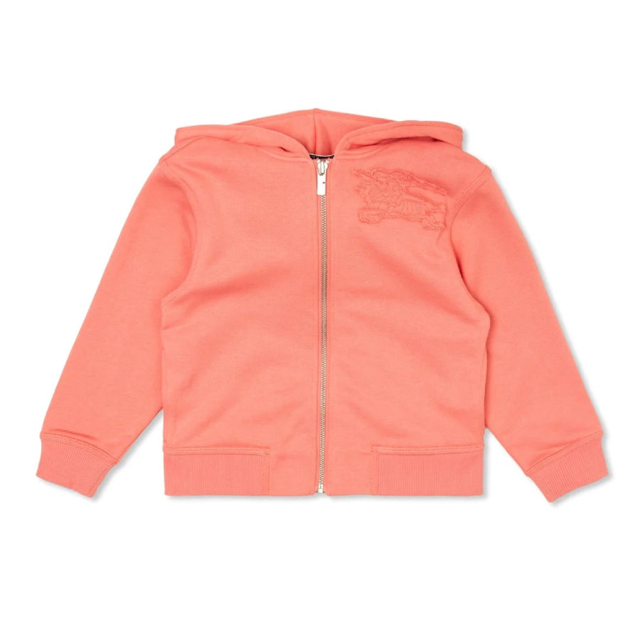 

Burberry Kids EKD Хлопковый худи на молнии, Pale Hibiscus