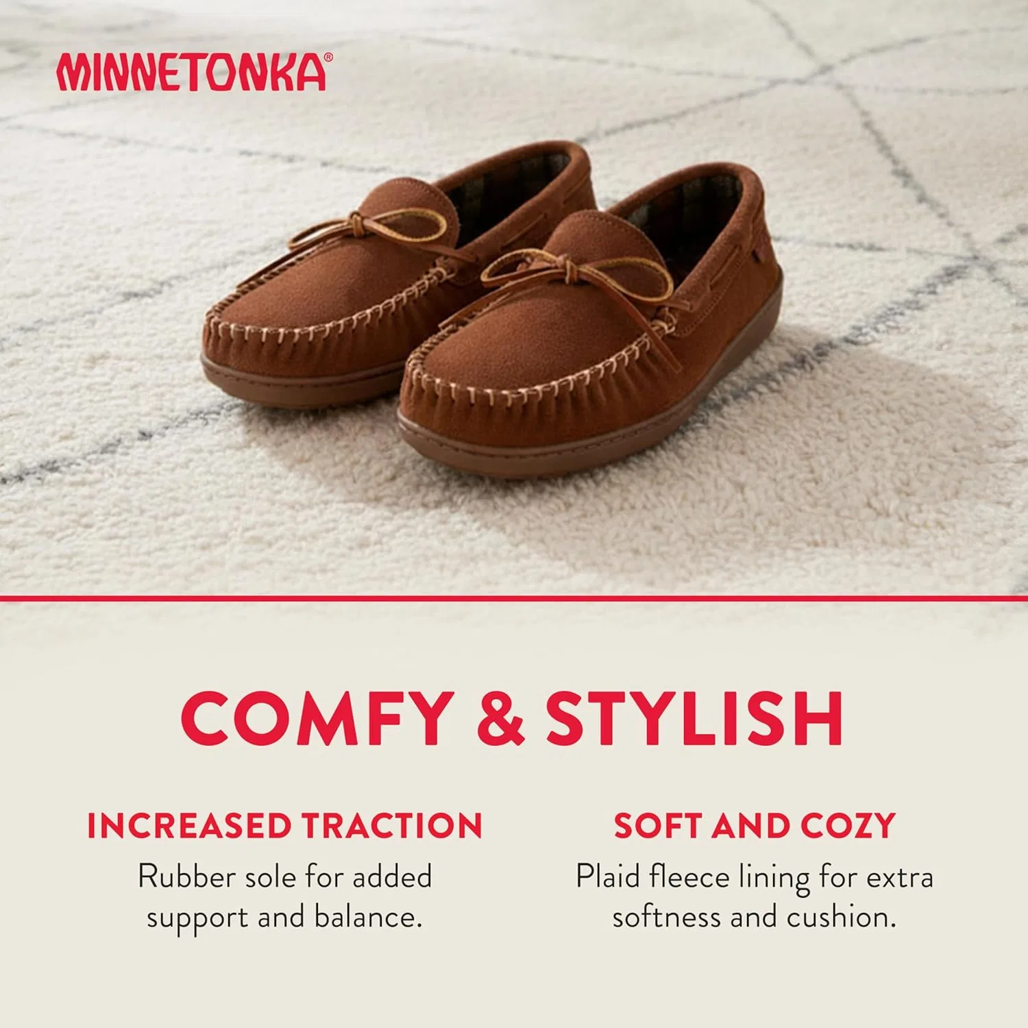 Тапочки с подкладкой Minnetonka, виски — фото 4