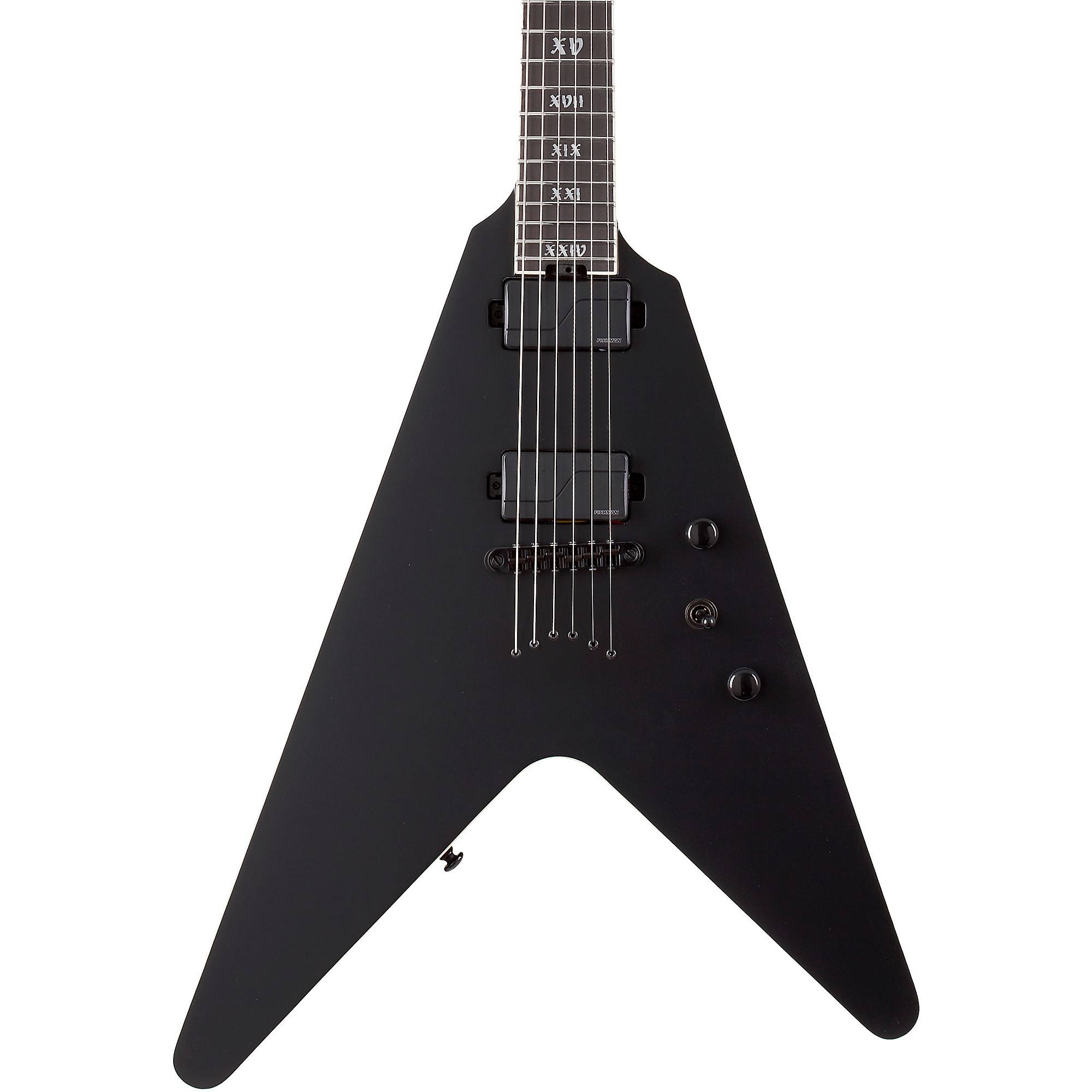 

Schecter Guitar Research V-1 SLS Elite Evil Twin Электрогитара Satin Black