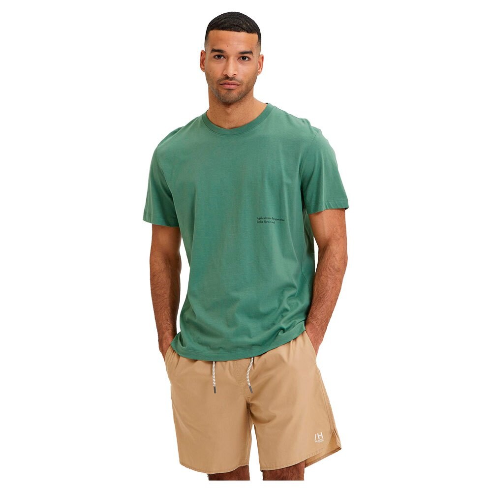 

Футболка Selected Relax Matteo Short Sleeve O Neck, зеленый