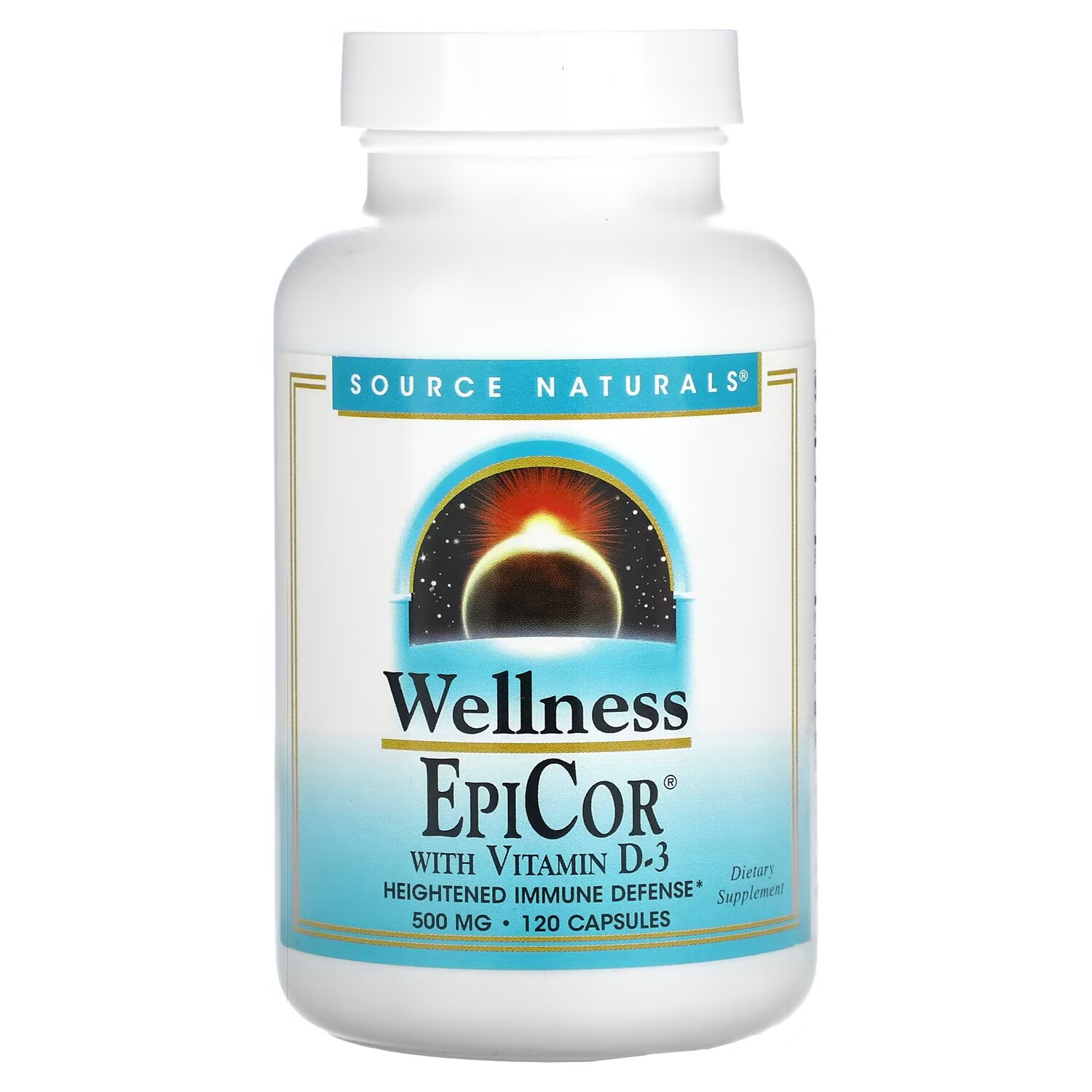 

Добавка Source Naturals EpiCor с витамином D-3 500 мг, 120 капсул
