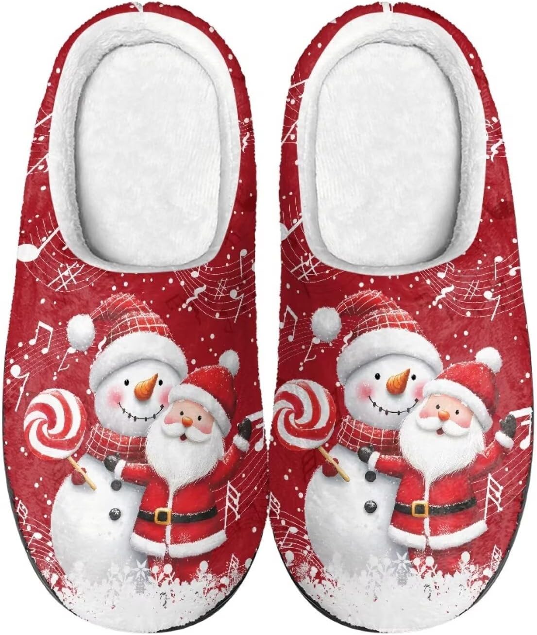 

Тапочки Showudesigns для женщин и мужчин, размер 4-12, зимние домашние тапочки, красный