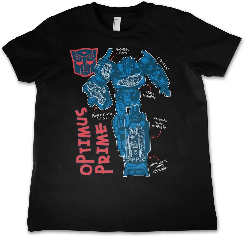 Футболка Optimus Prime Transformers, черный