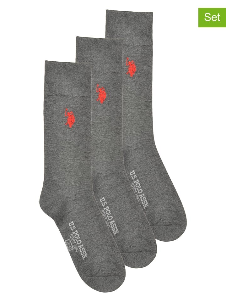 

Носки U.S. Polo Assn. 3er-Set: Socken, серый
