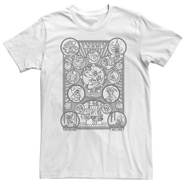 

Футболка с принтом Big & Tall Peter Pan Disney