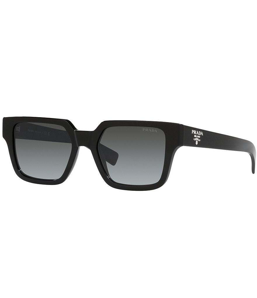 

Мужские квадратные солнцезащитные очки Prada PR 03ZS 54 мм, черный