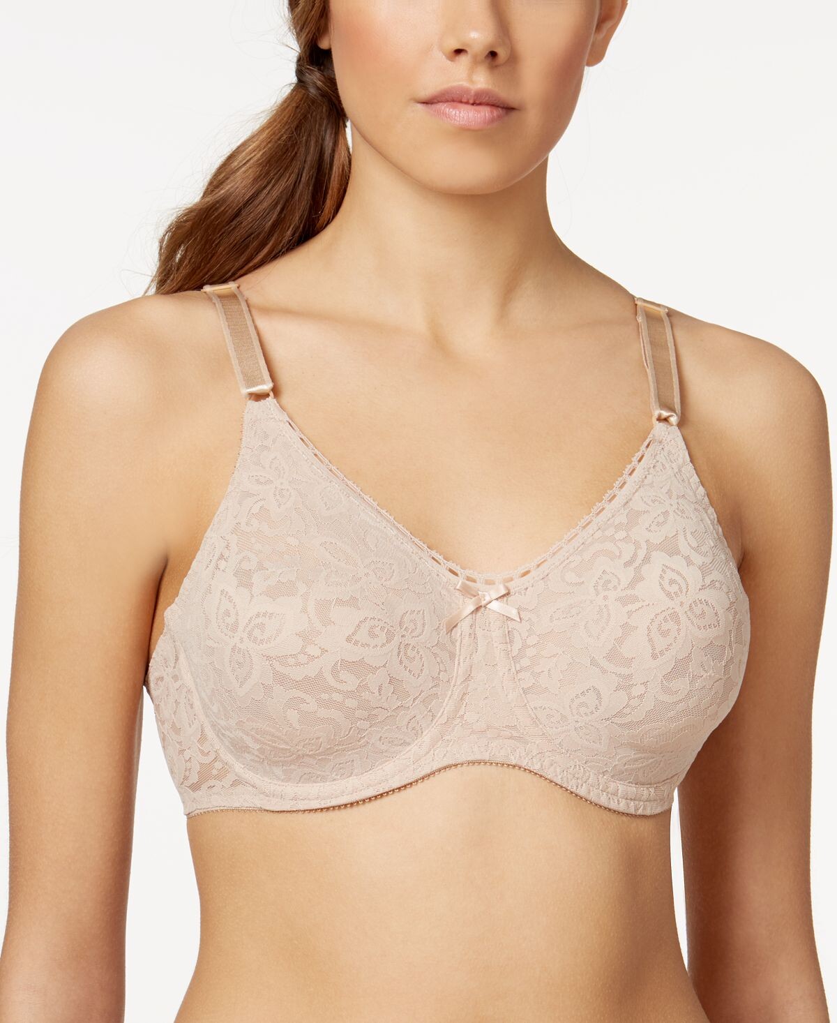 

Двухслойный бесшовный бюстгальтер на косточках Lace 'n Smooth 3432 Bali