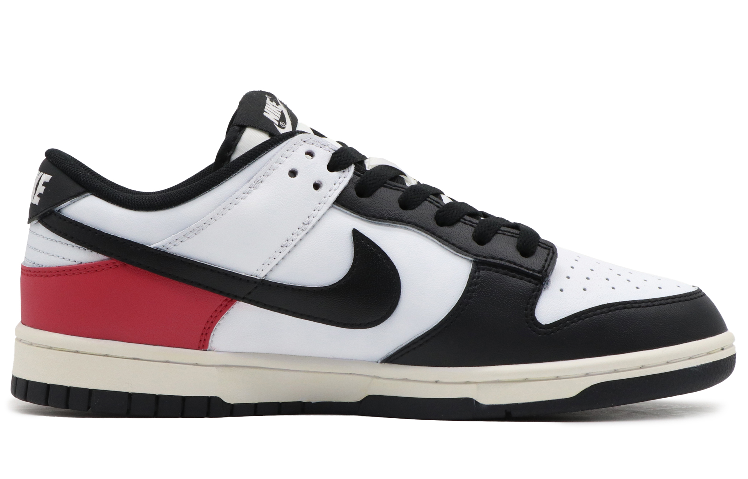 

Кроссовки Nike Dunk Skateboard Shoes Men Low-Top Black Red White