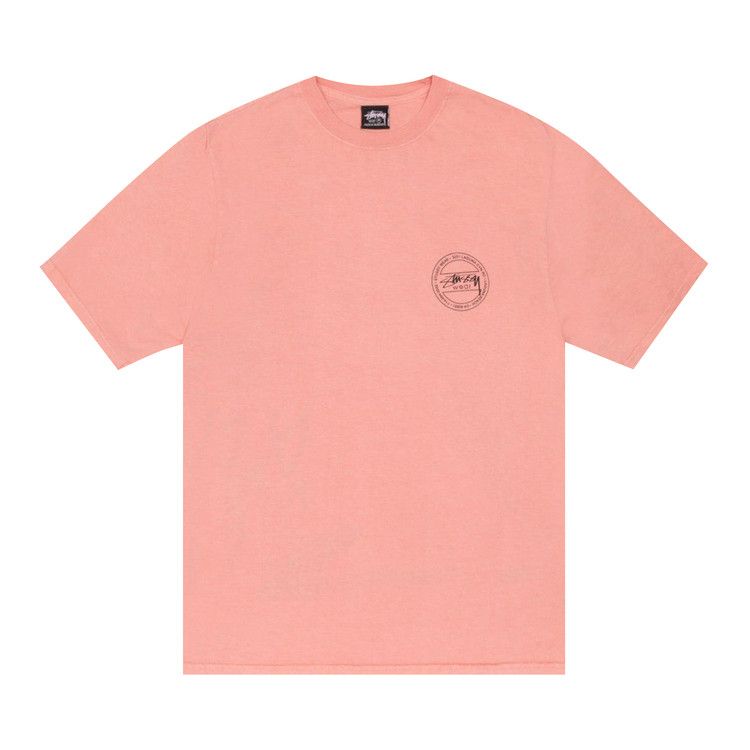 

Футболка Stussy C Thru Tee Pigment Dyed, Coral