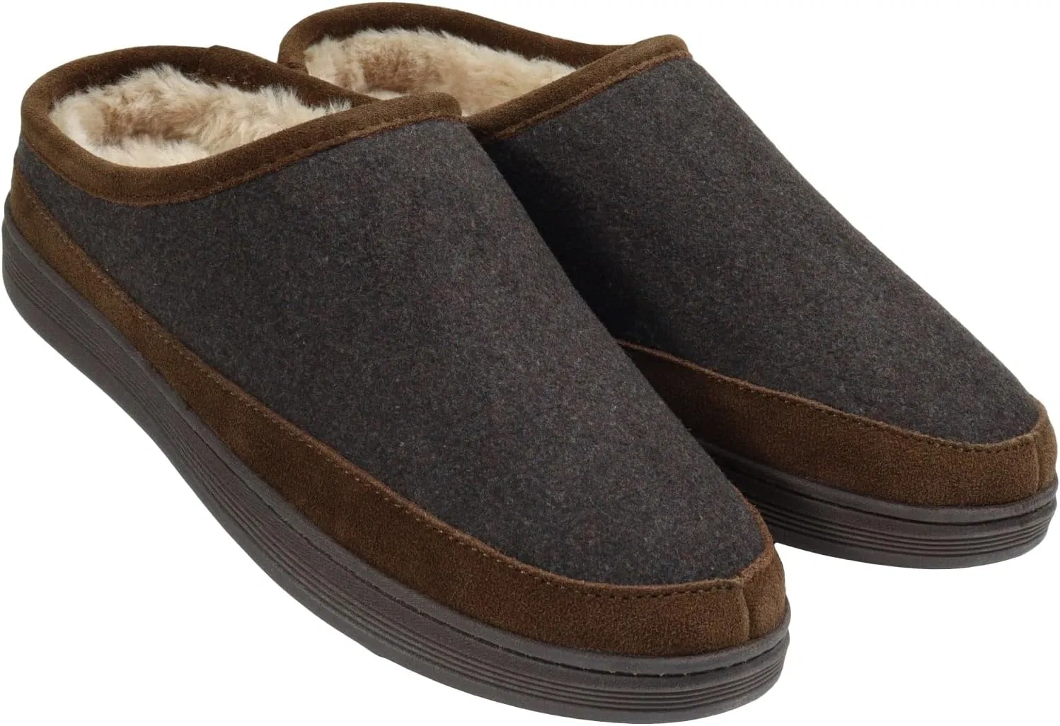 Мужские легкие и удобные прогулочные тапочки Cole Haan, Chocolate Brown — фото 2