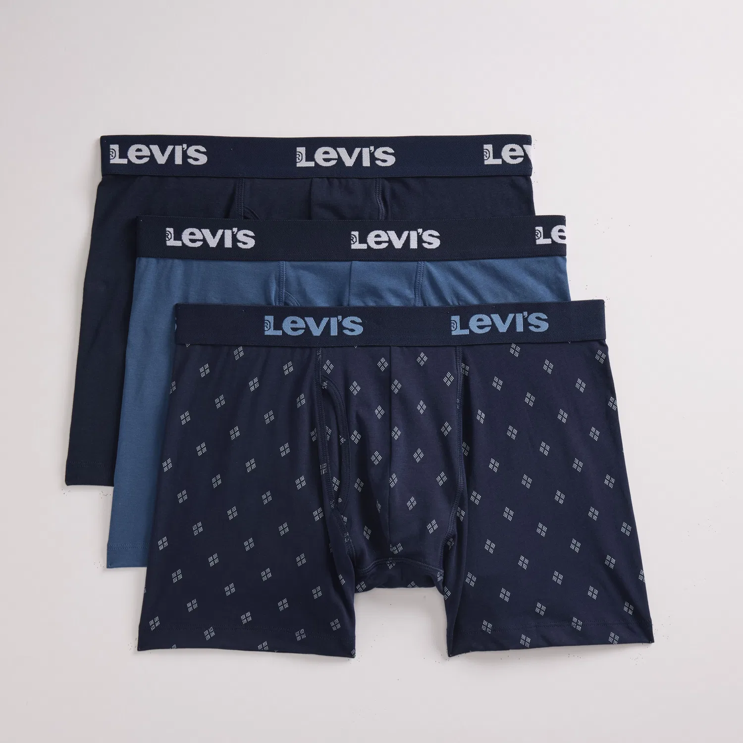 Боксерские трусы Geo (комплект из 3 штук) Levi's, Blue