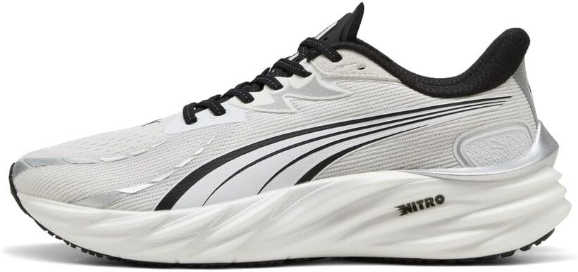 Мужские беговые кроссовки Puma Velocity Nitro, белый/черный — фото 4