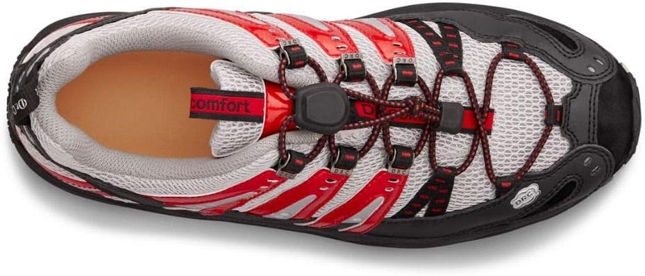 Мужские терапевтические спортивные кроссовки Dr. Comfort Performance, красный — фото 4