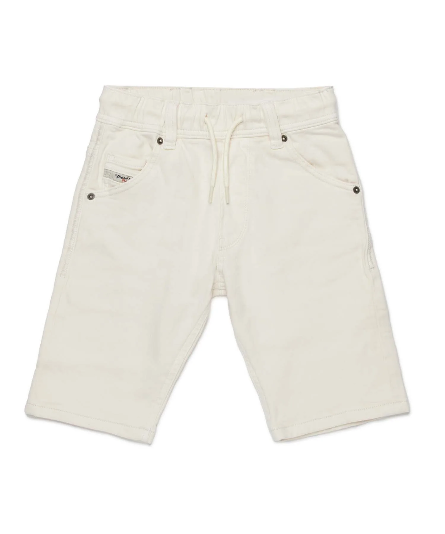Унисекс шорты DIESEL KIDS хлопковые белые