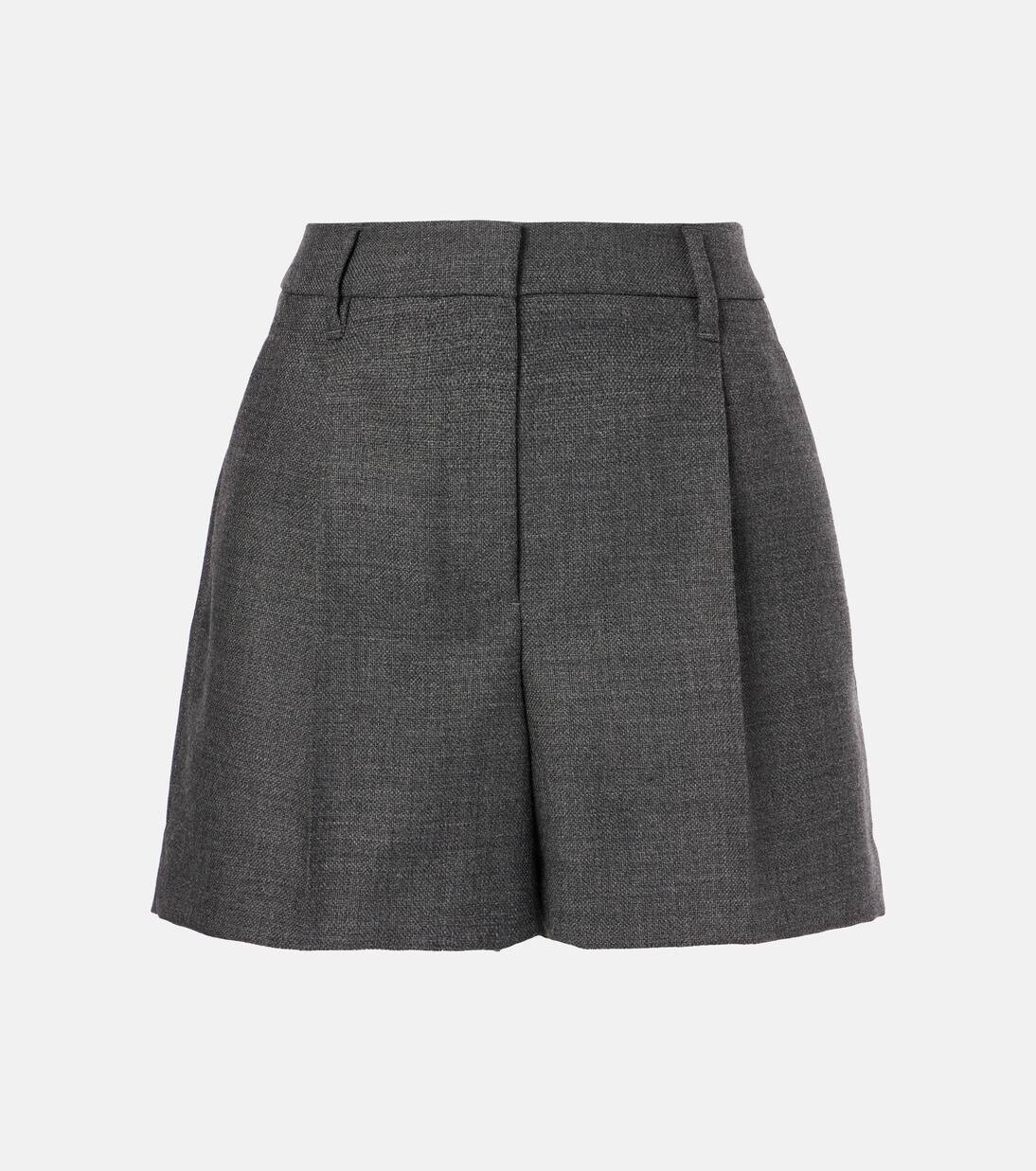 

Шерстяные шорты Brunello Cucinelli, цвет dark grey