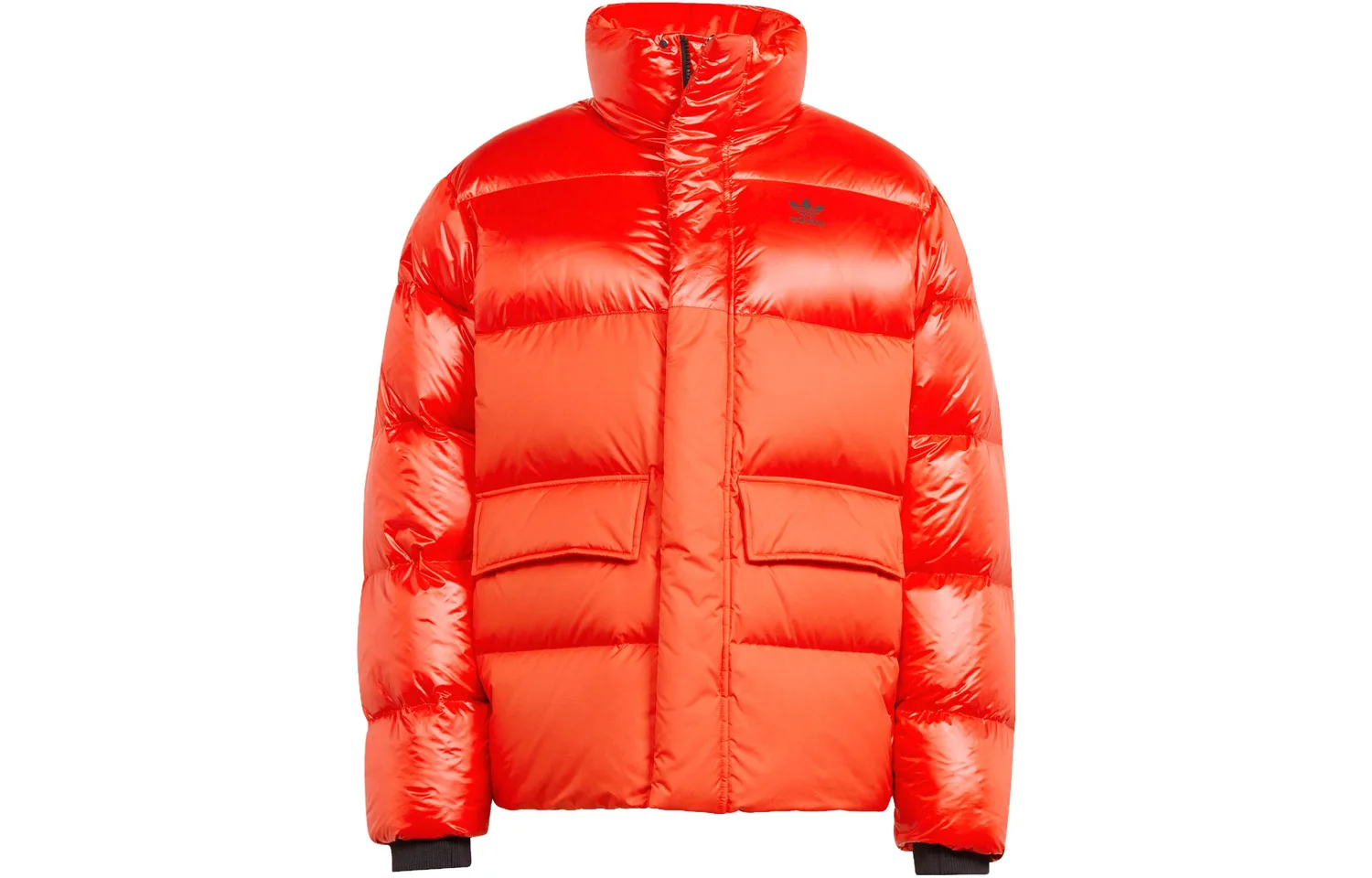 Куртка с логотипом Trefoil на подкладке Adidas Originals, ярко-красный
