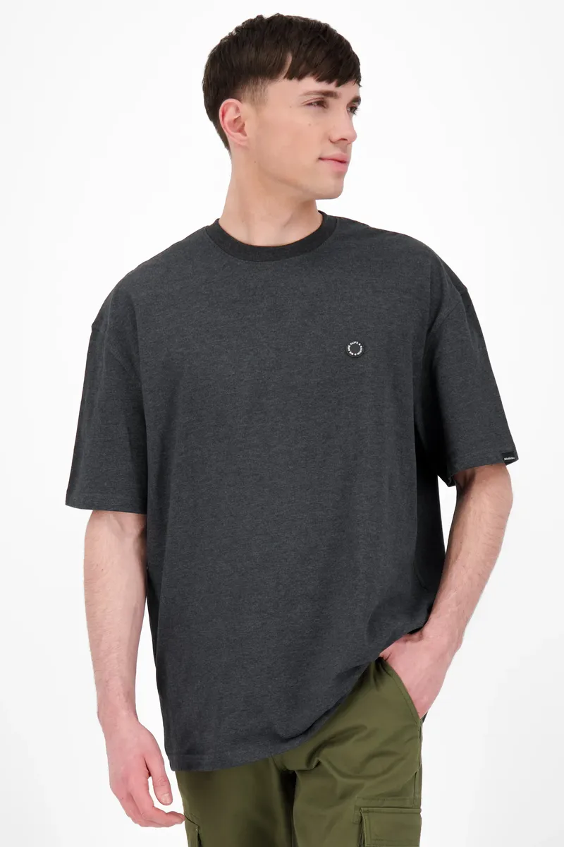

Рубашка с круглым вырезом Alife & Kickin "PittAK A Shirt Мужская рубашка с коротким рукавом", цвет Moonless Melange