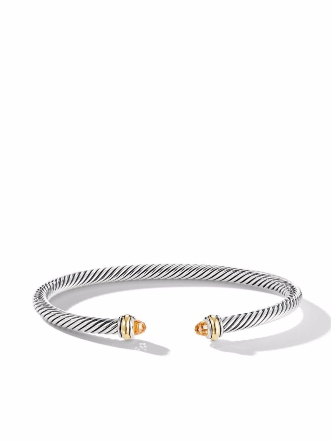 

Браслет Cable Classics из желтого золота с цитрином David Yurman, серебряный