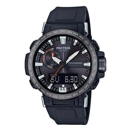 

Часы CASIO Waterproof Sports Shockproof Solar Powered Mens Black Digital, черный