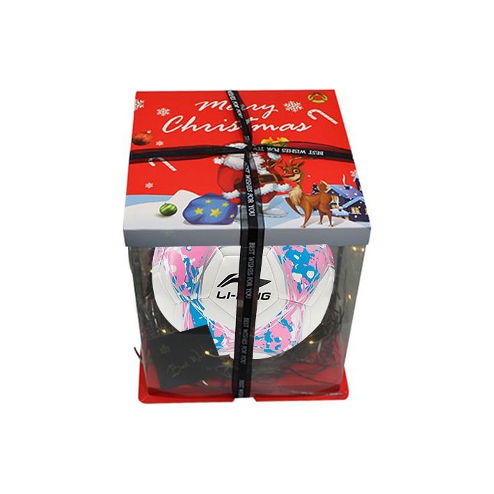 

LINING Размер 5 футбольный мяч TPU машинной строчки унисекс белый розовый синий