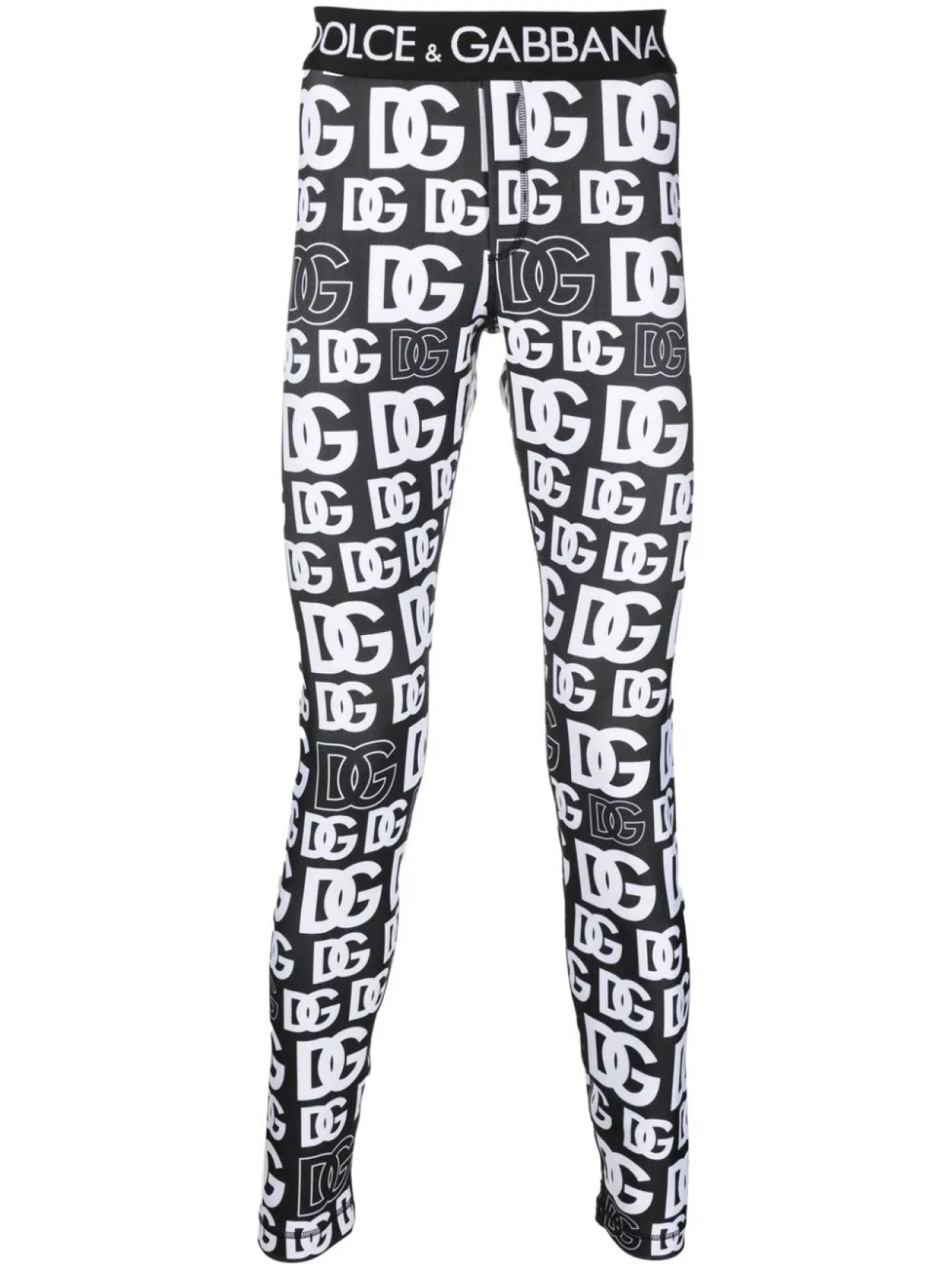 

Dolce & Gabbana тайтсы с логотипом, черный
