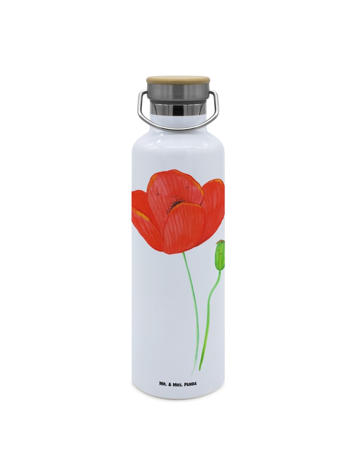

Mr. & Mrs. Panda Белая бутылка для напитков в форме мака без надписи