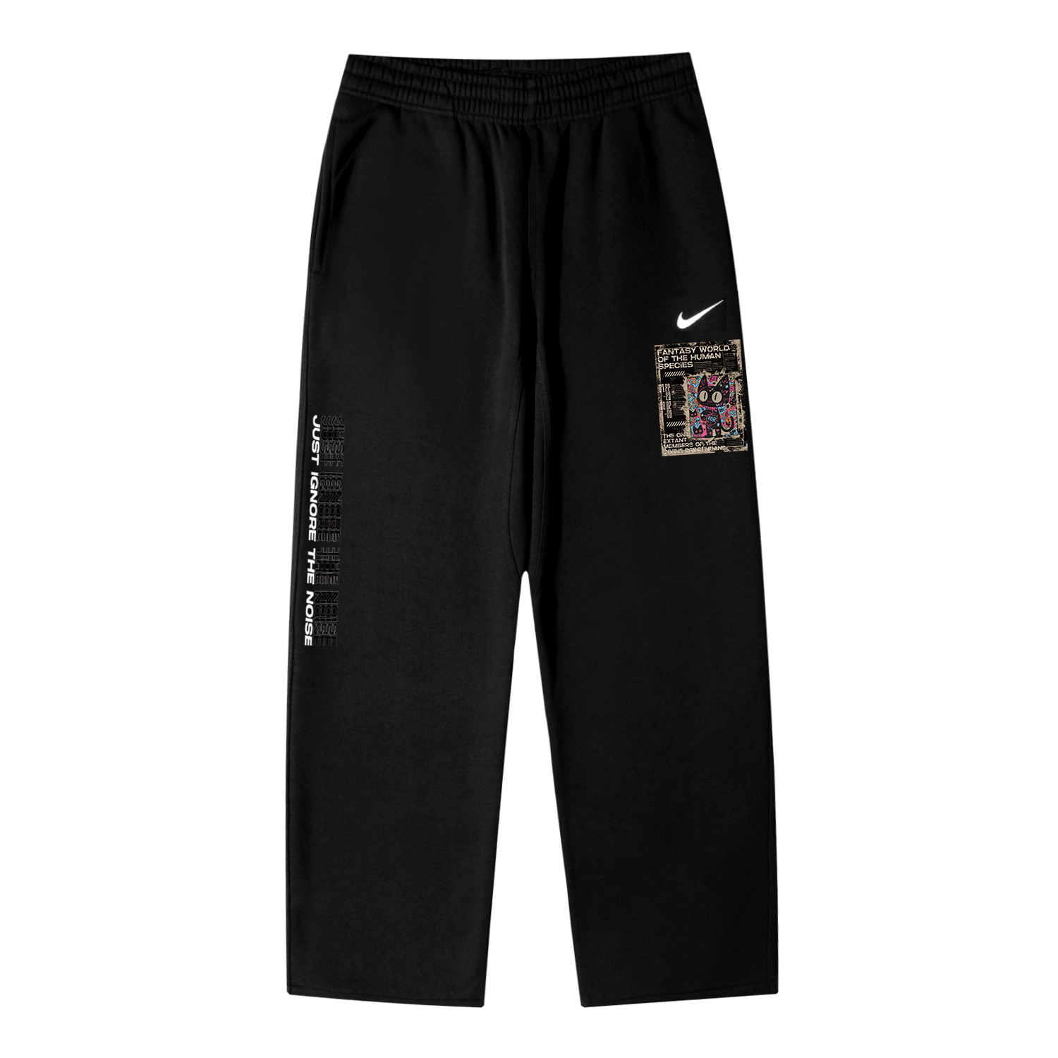 

Nike Вязаные спортивные штаны унисекс черный