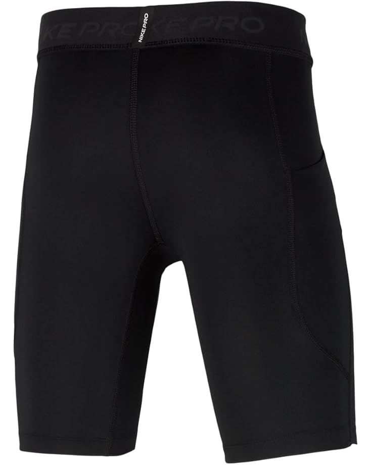 Шорты Nike Kids Dri-FIT Shorts, цвет Black/Black/White — фото 3